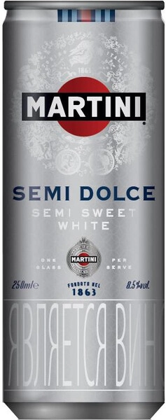 Вино Martini Semi Dolce, in can, 250 мл