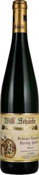 Вино Willi Schaefer, Wehlener Sonnenuhr Riesling Spatlese, 2018