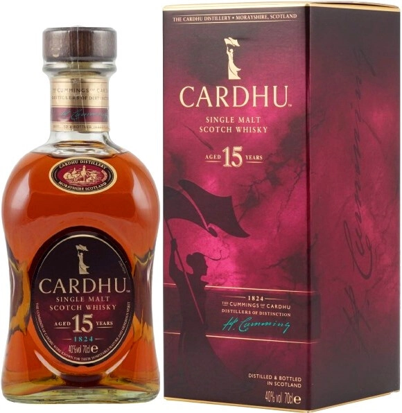 Виски Cardhu 15 Years Old, gift box, 0.7 л