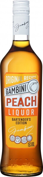 Ликер KVKZ, "Gambini" Peach, 0.5 л