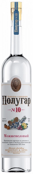 Водка Polugar №10, Juniper, 1.5 л