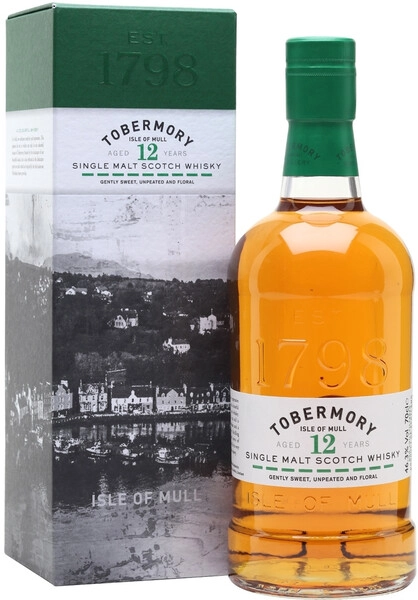 Виски Tobermory 12 Years Old, gift box, 0.7 л
