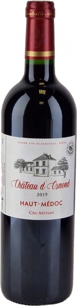 Вино Chateau d'Osmond, Haut-Medoc AOC, 2019