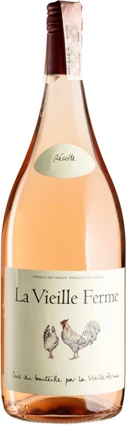 Вино Perrin et Fils, La Vieille Ferme Rose, Cotes du Ventoux AOC, 2019, 1.5 л