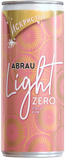 Вино Abrau-Durso, Abrau Light Rose Zero, in can, 250 мл