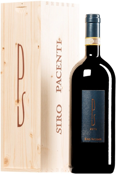 Вино Siro Pacenti, PS, Brunello di Montalcino DOCG Riserva, 2015, wooden box, 3 л