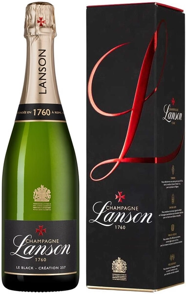 Шампанское Lanson, Le Black Creation 257 Brut, gift box