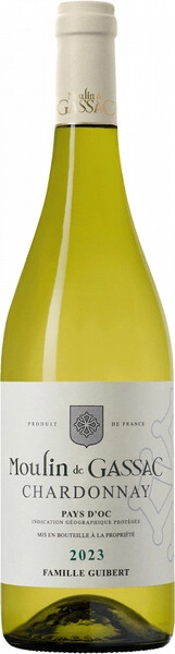 Вино Moulin de Gassac Chardonnay, Pays d'Oc IGP, 2023