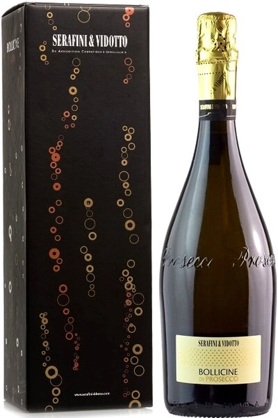 Игристое вино Serafini & Vidotto, Bollicine di Prosecco, gift box