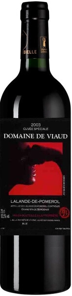Вино Domaine de Viaud, Cuvee Speciale Lalande de Pomerol AOC, 2003