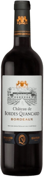 Вино Chateau de Bordes-Quancard, Bordeaux AOC, 2018, 375 мл