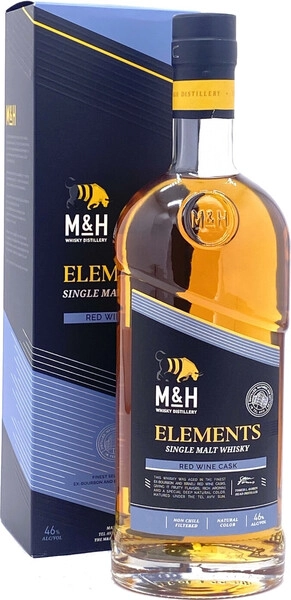 Виски M&H, Elements Red Wine, gift box, 0.7 л