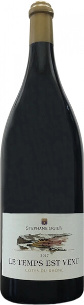 Вино Domaine Michel et Stephane Ogier, Le Temps est Venu Cotes du Rhone AOC, 2017, 3 л