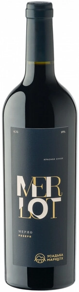 Вино Усадьба Маркотх Мерло Резерв, 2019, 1.5 л