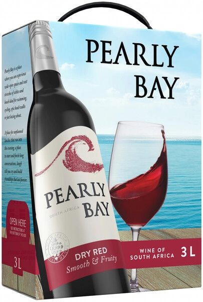 Вино KWV, Pearly Bay Dry Red, 2021, bag-in-box, 3 л