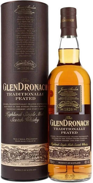 Виски Glendronach Traditionally Peated, in tube, 0.7 л
