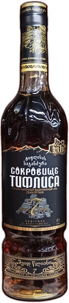 Коньяк Сокровище Тифлиса 7-летний, 0.5 л