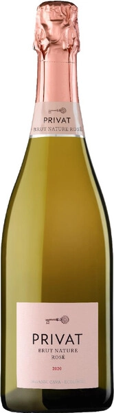 Игристое вино Privat Brut Nature Rose, Cava DO, 2020