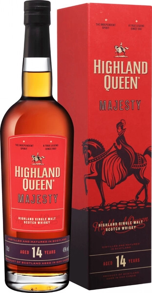 Виски Highland Queen Majesty 14 Years Old, gift box, 0.7 л