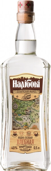 Водка Налибоки Хлебная, 0.5 л