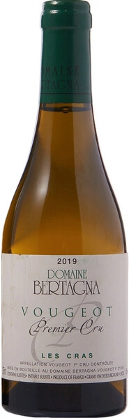 Вино Domaine Bertagna, Vougeot 1-er Cru Les Cras AOC Blanc, 2019, 375 мл