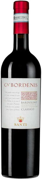 Вино Santi, Ca' Bordenis Bardolino Classico DOC, 2022