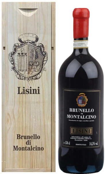 Вино Lisini, Brunello di Montalcino DOCG, 2019, wooden box, 1.5 л