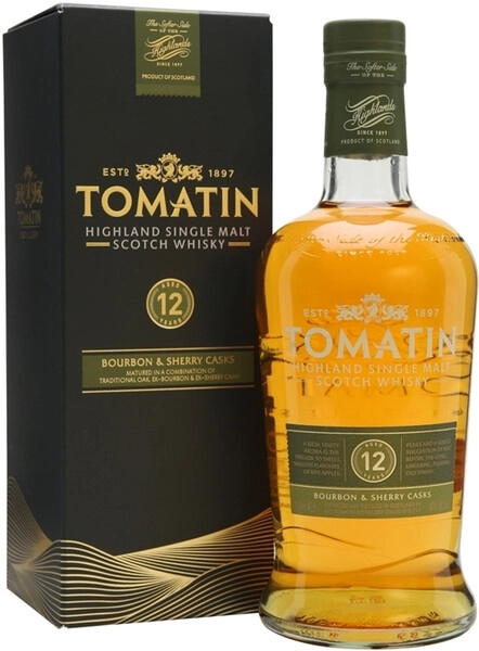 Виски Tomatin 12 Year Old, gift box, 0.7 л