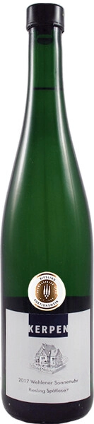 Вино Kerpen, Wehlener Sonnenuhr Riesling Spatlese, 2017