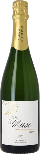 Игристое вино La Faviere, "Muse" Cremant de Bordeaux AOC Brut