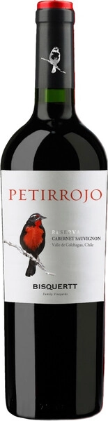 Вино Bisquertt, Petirrojo Reserva, Cabernet Sauvignon, Colchagua Valley DO, 2023