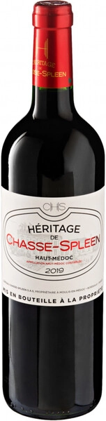 Вино L'Heritage de Chasse-Spleen, Haut-Medoc AOC, 2019