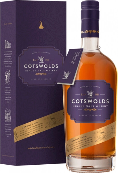Виски Cotswolds Sherry Cask, gift box, 0.7 л