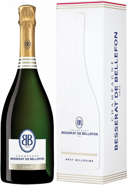 Шампанское Besserat de Bellefon, Brut Millesime, Champagne AOC, 2008