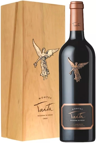 Вино Montes, Taita, Colchagua Valley DOC, 2017, wooden box