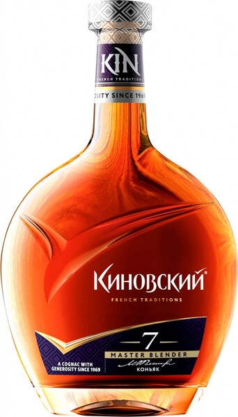 Коньяк Киновский КВ 7 лет, 0.5 л