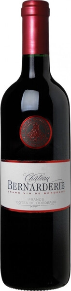 Вино Chateau Bernarderie, Francs Cotes de Bordeaux AOC, 2018
