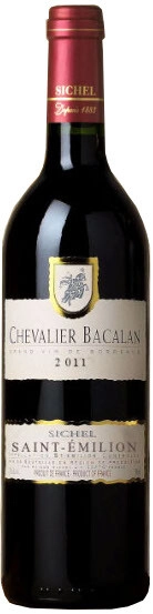Вино Sichel, Chevalier Bacalan Saint-Emilion AOC, 2011