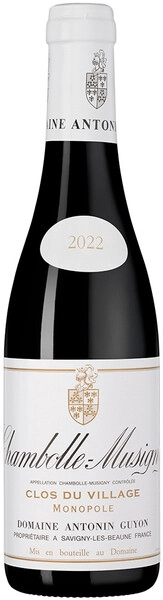 Вино Domain Antonin Guyon, Chambolle-Musigny AOC Clos du Village Monopole, 2022, 375 мл