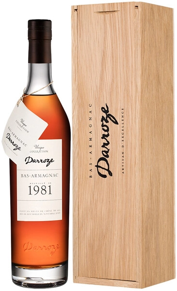 Арманьяк Darroze, Bas-Armagnac Unique Collection, 1981, wooden box, 0.7 л