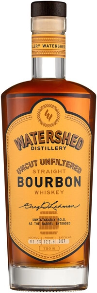 Виски Watershed Distillery, "Uncut Unfiltered" Straight Bourbon Whiskey, 0.75 л