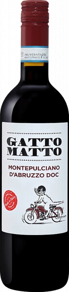 Вино Villa degli Olmi, Gatto Matto Montepulciano d'Abruzzo DOC, 2023