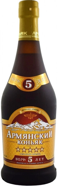 Коньяк Arcon, 5 Years Old, matte bottle, 0.5 л
