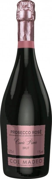 Игристое вино Col Madeo Cuvee Privee Prosecco DOC Rose Brut, 2023