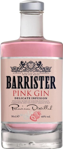 Джин "Barrister" Pink Gin, 0.7 л