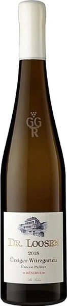 Вино Dr. Loosen, Riesling Urziger Wurzgarten Unterst Pichter GG Alte Reben Reserve, 2018