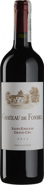 Вино Chateau de Fonbel, Saint-Emilion Grand Cru AOC, 2015, 1.5 л