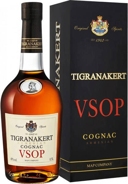 Коньяк Tigranakert VSOP, gift box, 0.5 л