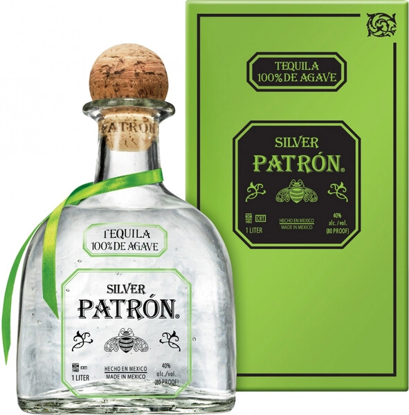 Текила Patron Silver, gift box, 1 л
