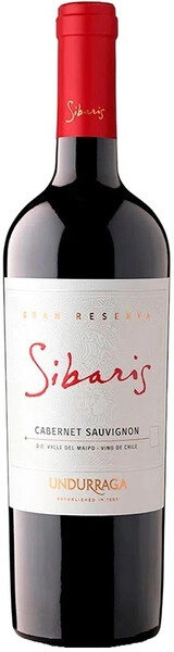 Вино Undurraga, Sibaris Cabernet Sauvignon Gran Reserva, Valle del Maipo DO, 2021